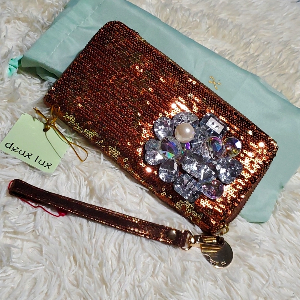 Wallet Rhinestone Sequins New Sparkly